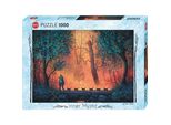 Heye Puzzle Mistico Interiore: Marcia Attraverso La Foresta 1000 Pezzi