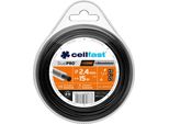 Corda Falciante Cellfast Dual Pro™ - 2,4 Mm, 15 M, Profilo Rotondo, Con Particelle Di Alluminio
