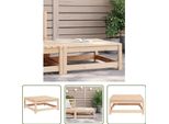 The Living Store Sgabello Da Giardino 70X70X30 Cm Pino Massiccio