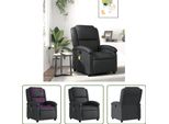 The Living Store Poltrona Massaggiante In Vera Pelle Nera