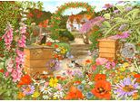 Casa Del Puzzle Ape Felice 1000 Pezzi Karton Bunt Garten