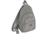 Borsa Street Crinkle Nylon Ladies Backpack Grey 21X13X35 D2ORJ200K