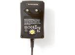 Adattatore Universale | 18 W | 3 - 12 V Dc | 1,80 M | 2,1 A | 6 Prese | Svart