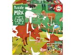 Educa - Puzzle Max Per Bambini Con Un'immagine Divertente Di Animali Della Fattoria. 28 Pezzi Grandi (19955) Educa