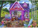 Puzzle Bluebird She Shed Studio - 500 Teile Buntes Puzzle