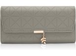 Portafoglio Da Donna Formato Lungo, Portafoglio Grande Da Donna In Finto Cuoio, 9 Scomparti Per Carte, Tasca Portamonete Con Zip, Ampio Spazio Di Archiviazione, Design Elegante