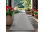 Carpetsale24 Tappeto Da Esterno Impermeabile E Resistente Ai Raggi Uv Ideale Per Cucina Balcone Terrazza Giardino Soggiorno, Dimensioni: 80X250 Cm
