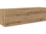 Vidaxl Armadio A Muro Per Bagno Artisan Oak 100X25X30 Cm Materiale A Base Di Legno
