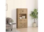 Maison Exclusive - Credenza Rovere Artigianale 80 X 33 X 150 Cm Legno Multistrato