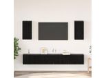Maison Exclusive - Mobile Tv Da Parete 3 Pezzi In Legno Finitura Rovere Nero