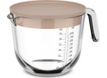 Mepal Glas Messbecher Chef It 1000 Ml Mit Deckel - Chalk