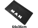 Stampa Parafango Man 3D 36X64Cm, Scritta Bianca In Rilievo