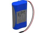 Ansmann 2S1P Akkupack 2X 18650 Kabel Li-Ion 7.2V 2600Mah 7.2 V 2600 (2447-3030-60)