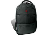 Travel N Meet Zaino Per Laptop, Zaino Imbottito Nero Uomo D2ORD4216S