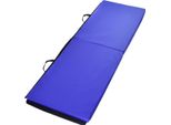 Tappetino Morbido Tappetino Da Ginnastica Tappetino Da Yoga Tappetino Pieghevole Tappetino Da Ginnastica 180X60X4 Cm - Blu