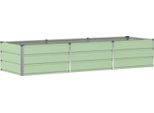 Vidaxl Fioriera Verde 240 X 80 X 45 Cm In Acciaio