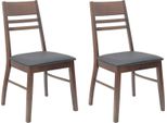 Vidaxl Sedie Da Pranzo 2 Pezzi Marrone Chiaro 43 X 54 X 89 Cm