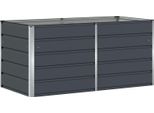 Vidaxl Fioriera Antracite 160 X 80 X 75 Cm Acciaio