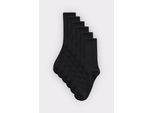 Socken Ysabel Mora, Herren, Gr. 43-46, Schwarz, Baumwollmischung, Socken Socken, Baumwollmix, Multipack, Ohne BüNdchen