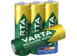 10X Varta 43462 Pronta All'uso Aa (Mignon)/Hr6 (56706) - 2100 Mah, 4 Pezzi. Blister - Batteria Ricaricabile Lsd-Nimh (Pronta All'uso), 1,2 V