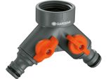 Gardena, Valvola A 2 Vie, Per Rubinetti Da 26,5 Mm (G3/4)