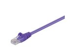Goobay 95202 Cavo Patch Cat 5E, U/Utp, Viola, 0,25 M - Miscela Di Rame Cca