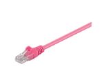 Goobay 95214 Cavo Patch Cat 5E, U/Utp, Magenta, 0,5 M - Miscela Di Rame Cca
