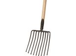 Forca Da Pietra 9, Denti-L.330Mm Con Gommino A Molla, Con Manico Sta Ideal