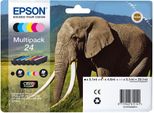 Epson 24 Multipack - Confezione Da 6 Pezzi - Nero, Giallo, Ciano, Magenta, Magenta Chiaro, Ciano Chiaro - Originale - Blister -