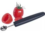 Smontapomodori Con Manico Nero In Poliammide Rinforzato Con Fibra Di Vetro, In Acciaio Inossidabile 18/0 Extra-Affilato E Temprato, Per Rimuovere Facilmente Il Gambo Del Pomodoro