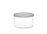Ciotola Bohemia Rotonda Con Coperchio In Vetro Bianco 400Ml