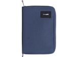 Pacsafe Portafoglio Rfidsafe Compact Travel Organizer Coastal Blue Blu Scuro