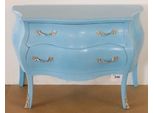 Casa Padrino Cassettone Barocco Azzurro 120 X 85 X 55 Cm - Mobili Barocchi