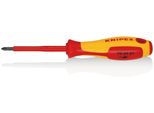 Knipex 98 24 01 Cacciavite Per Viti Con Testa Phillips® Impugnatura Multicomponente Isolante Phillips®, Testata Vde Brunita 187 Mm