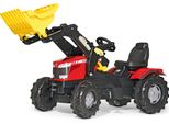 Rolly Toys Trattore A Pedali Massey Ferguson 7726, Da 3 Anni, Pneumatici Whisper