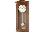Ams 5014/1 Orologio Da Parete Radiocontrollato Con Pendolo In Legno Color Noce