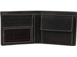 Bruno Banani Pelle Portafoglio Phoenix Wallet Black Nero
