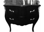 Casa Padrino Cassettone Barocco Nero 103 Cm - Mobili In Stile Antico