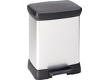 Curver Cestino Per Rifiuti Metallizzato Con Pedale 30 L