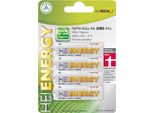 Heitech Nimh-Akku "Pronto All'uso"" - HR06 Mignon/Aa - 2000 Mah - 1,2V"