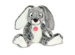 Teddy Hermann Schlenkerhase, Kuscheltier, Stofftier, PlüSchtier, Haustier, Sitzend, PlüSch, Grau, 28 Cm, 93846
