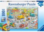 Ravensburger 10558 Ravensburger Xxl Fahrzeuge In Der Stadt Puzzle 100 Teile