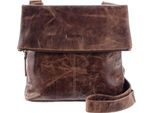 Greenland Nature Pelle Borsa A Tracolla Montana Flap Crossbody Bag Brown Marrone