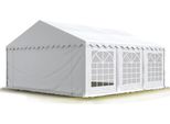 Toolport Tendone Per Feste 5X6 M Pvc Bianco 100% Impermeabile Tendone Da Esterno Tenda Party