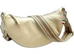 Florence Borsa In Pelle A Tracolla City Bag Beige OTF823I