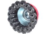 Ks Tools Spazzola A Tazza In Filo D'acciaio 0,5 Mm, ø 65 Mm, 340.0022