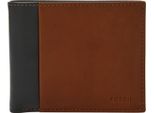 Fossil Portafoglio Ward Passcase Rfid Black Nero Marrone