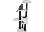 Albero Tiragraffi Nita 147 Cm Grigio Chiaro