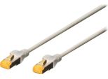 Digitus | Cat 6A | Cavo Patch | Doppino Schermato (Sftp) | Maschio | RJ-45 | Grigio | 1 M