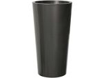 Euro3Plast 278-5 Vaso Per Piante Tuit Ø 33 Cm, H 61 Cm, Antracite